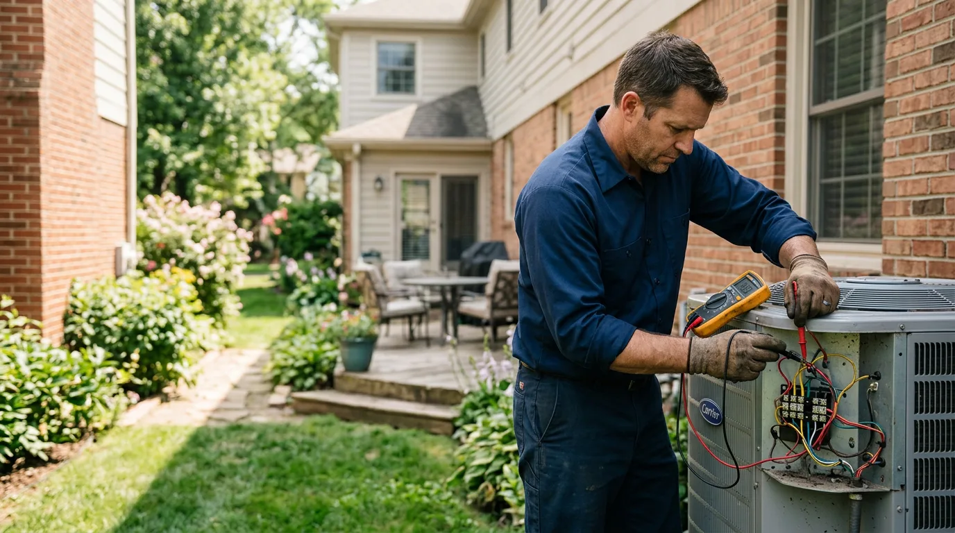 HVAC technician working near Gum Spring, VA
